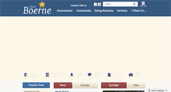 Desktop Screenshot of ci.boerne.tx.us